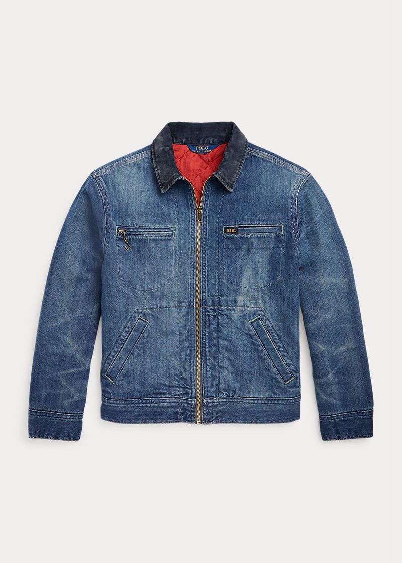 Chaqueta Ralph Lauren Niño 6-14 Años Denim Full-Zip Trucker Chile Azules ANPEG-9305